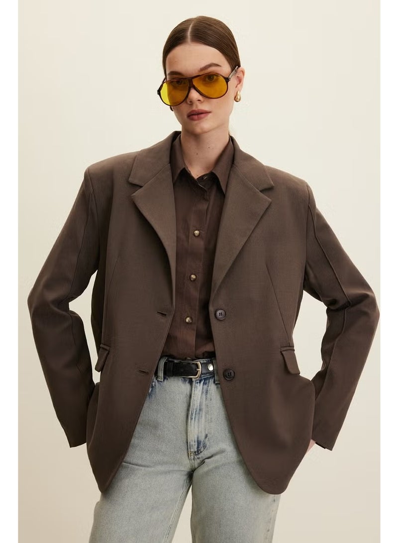 Manuka Classic Cut Blazer Jacket Mink - Image 1